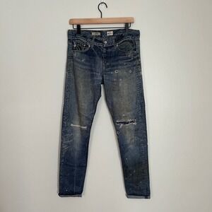 AG Adriano Goldschmied‎ The Nikki Relaxed Skinny Distressed Jeans Women's 28R
